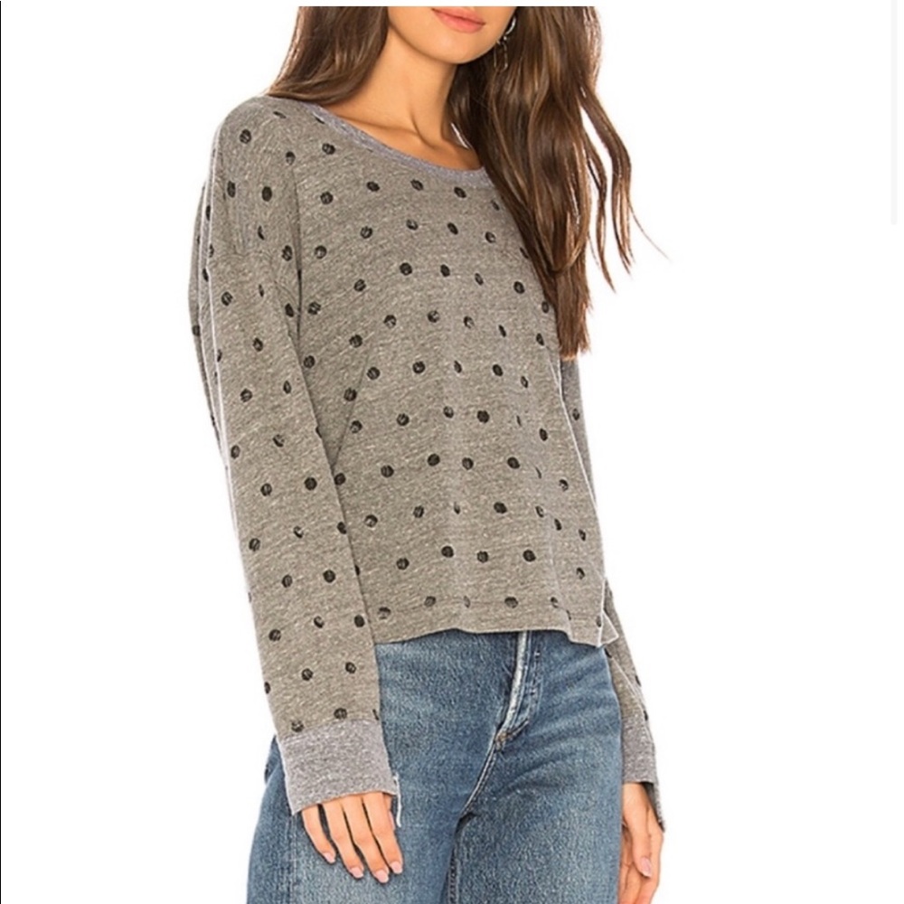 Splendid Painted Dot Sweatshirt